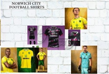 Norwich City football shirts 2020-21